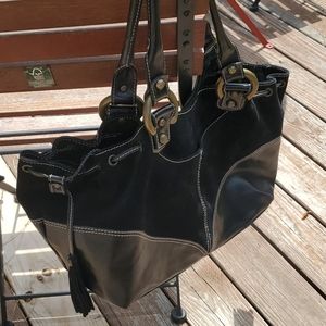 Vintage Restored Francesco Biasia Suede Bag